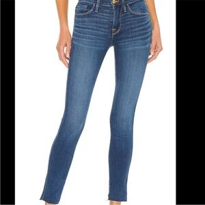 Frame Denim Le Skinny de Jeanne Crop Jeans